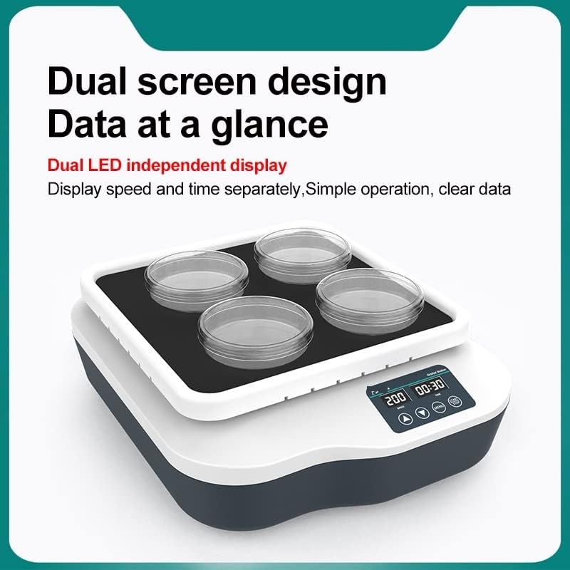 LCD Display Shaker Lab Multi-Purpose Horizontal Swing Speed Oscillator Lab Adjustable Speed Laboratory Orbital Shaker(OS-20)
