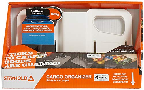 Stayhold Metro Starter Pack - White ( 2 x STAYHOLD METRO Cargo Organizers and 4 x Sets of Straps)