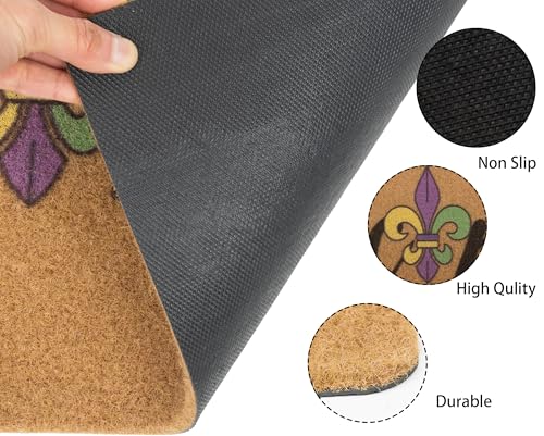 Paillasson fibre de coco intérieur extérieur tapis entrée maison