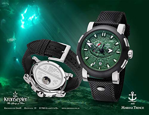 Kronsegler Mariana Trench Montre Automatique Acier Vert – vue 2