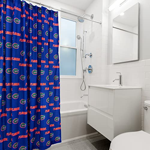 Image of College Covers Everything Comfy Florida Gators Bright and Colorful Shower Curtain Cover
