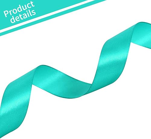 Vista 176 de TONIFUL - Rollo de listón de satén de color liso, para envolver regalos, manualidades, cabello, fiesta boda, tarjetas de invitación, ramos florales