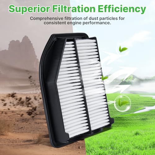 Image of 2PCS Engine Air Filter Fit for 2012 2013 2014 Honda CR-V CRV (2.4L) Engine Filter Replacement Air Filter for My Car Automotive Accessories# CA11258