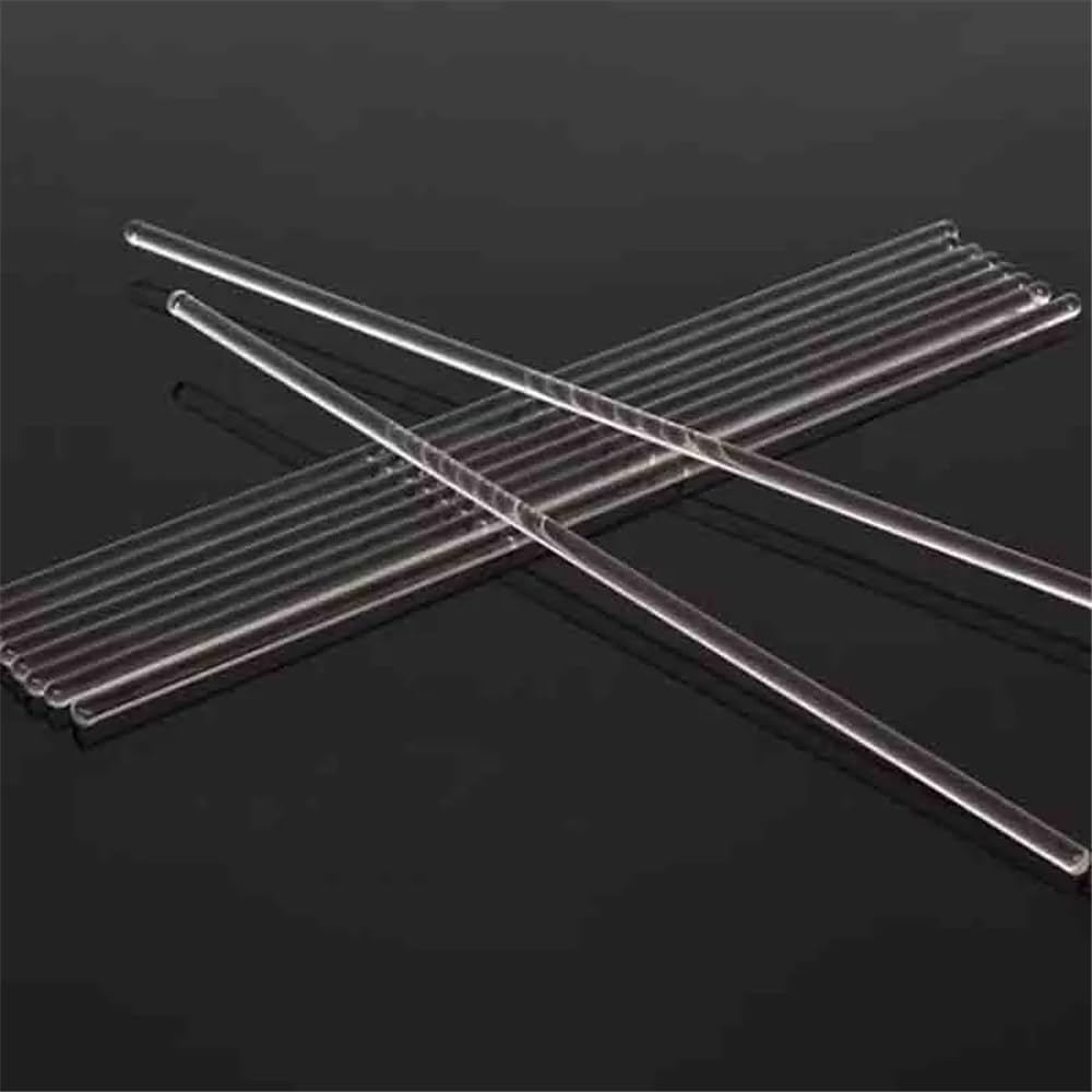 Attrezzature e forniture di laboratorio Bacchette di agitazione in vetro borosilicato da laboratorio, 5 e 10 pezzi, diametro 5/7/8/10 mm, lunghezza 100/150/200/300/350/400