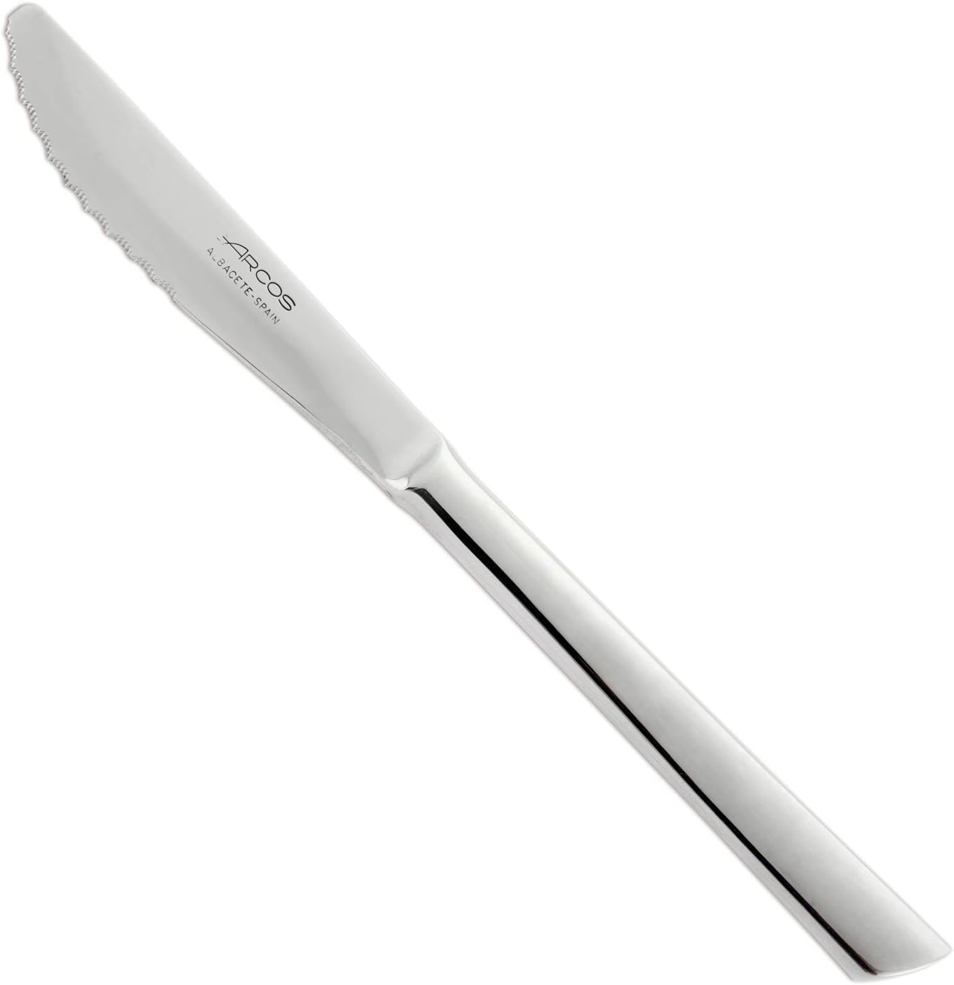 Arcos Series Toscana-Box Dessert Table Knife-Monoblock of one Stainless Steel 90 mm (3.54 Inch) Silver Colour (12 Piece), ands Plastic