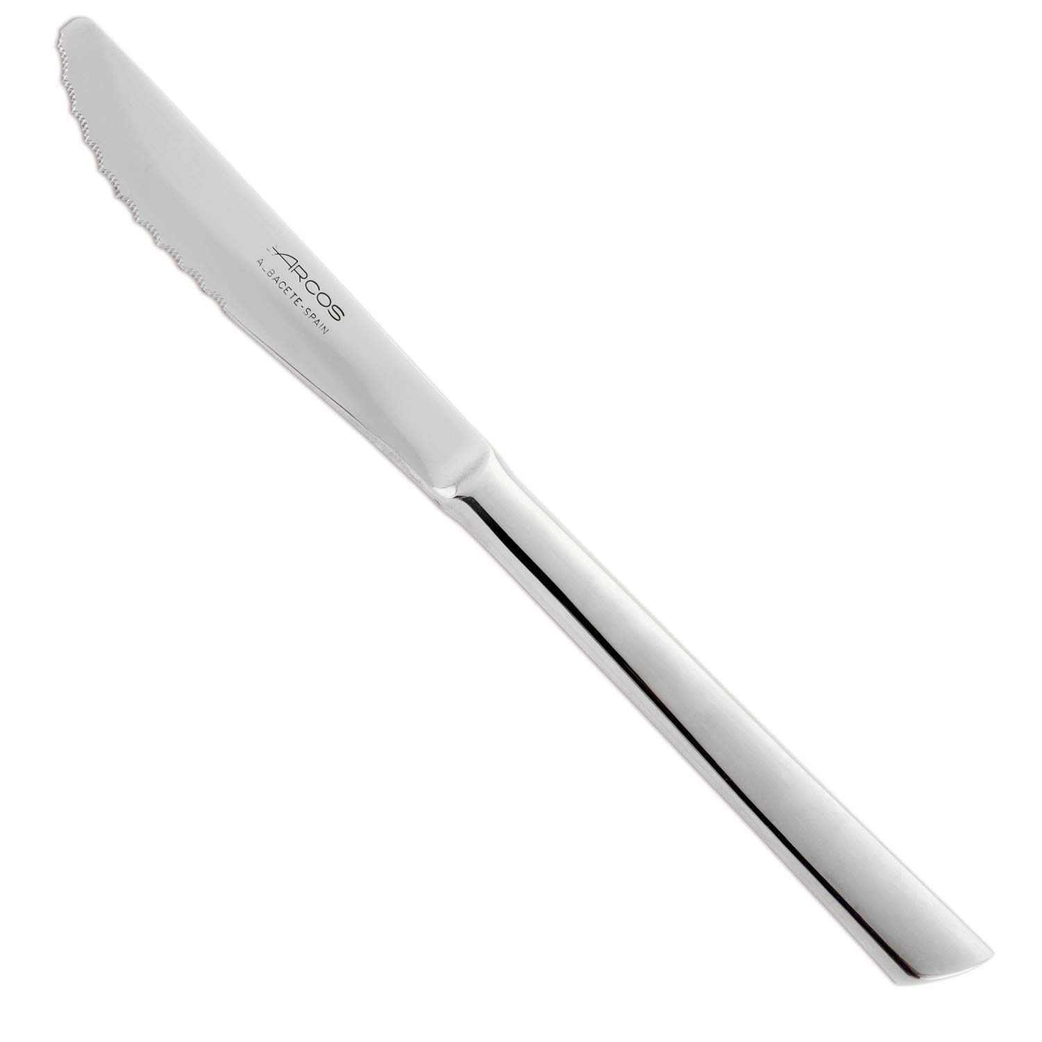 Arcos Serie Toscana Caja de 12 uds Cuchillo de Postre, Monoblock de una pieza en Acero Inoxidable 90 mm, Color Plata (12 uds)