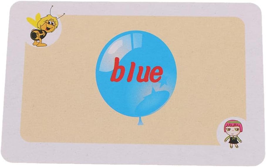 CALANDIS 36 Pieces Preschool Educational Sight Word Flash Cards Picture Word Card #5