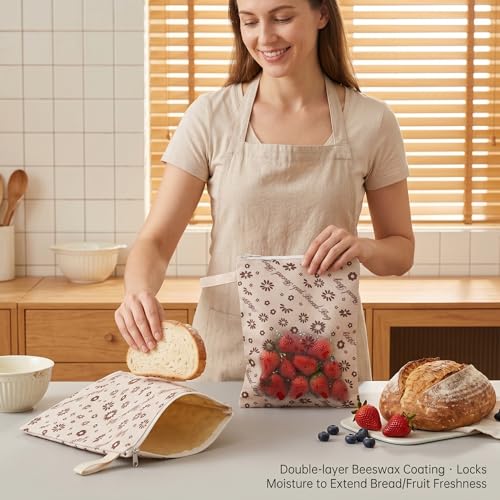 Bolsas de masa madre que evitan el moho en el pan casero 7