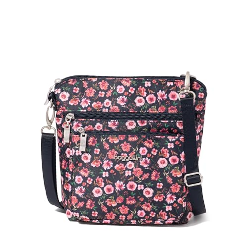 Image of Baggallini Modern Pocket Crossbody Bag for Women, 8.5 inchx8.5 inch Handbag Purse with RFID, Lightweight Water-Resistant