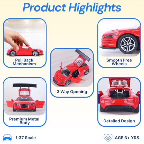 Image of Metal die cast 1:37 AUD - Red