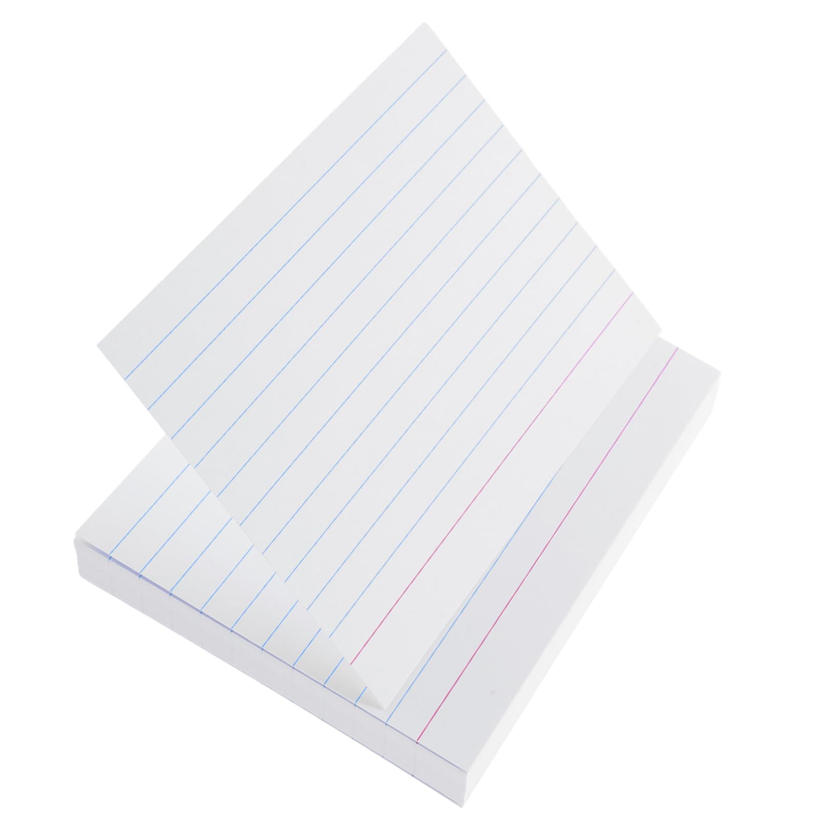 Robuste Notizkarten und Glatter Schreibfläche 4 Zoll Linierte Karteikarten 200 aus Papier mit Horizontalen Linien für Büro und Lernvorbereitung