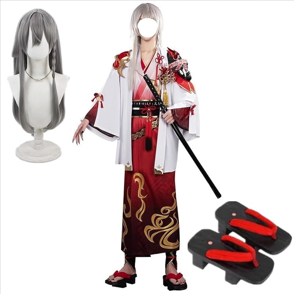 Amazon.co.jp: 甲斐田晴 鬼化 コスプレ衣装+ウィッグ +靴/制服