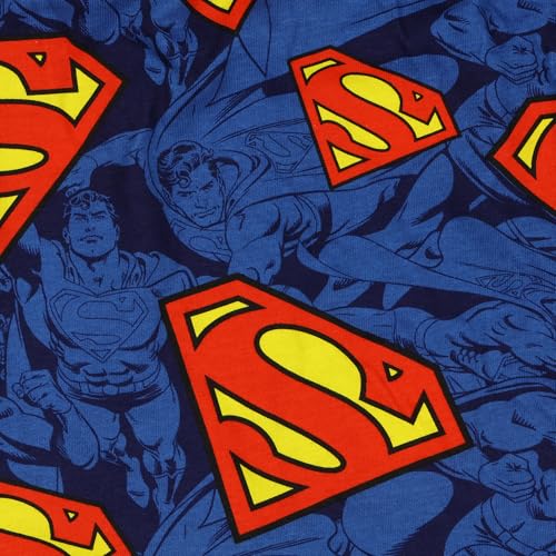 INTIMO DC Comics Superman Boxer Shorts Men's Man of Steel S Shield Logo Lounge Underwear2