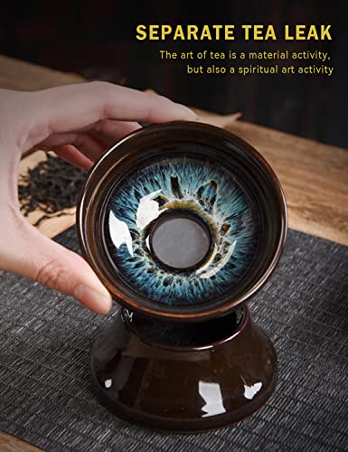 Votrasant Chinese Tea Set, Portable Teapot Set With 1 Teapot, 6 Tea Cups, 1 Gongdao Mug, 1 Tea Filters, Portable All In One Gift Box For Travel,Home,Gifting,Outdoor And Office #TOP7