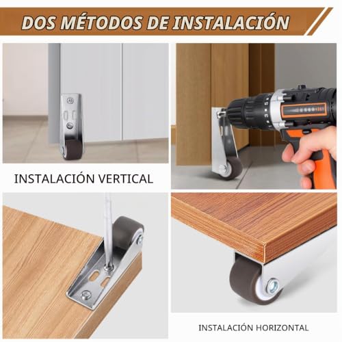 Ruedas fijas para muebles 8 Imagen adicional