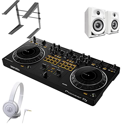 Amazon | Pioneer DJ DDJ-REV1 選べるヘッドホン スピーカー DM-40D-W