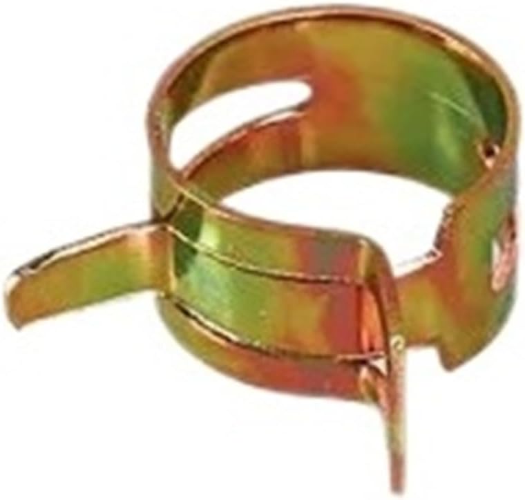 75Pcs 60pcs/set 6-15mm Vacuum Spring Fuel Oil Water Hose Clip Pipe Tube for Band Clamps Metal Fastener 65MN Manganese Steel(60Pcs)