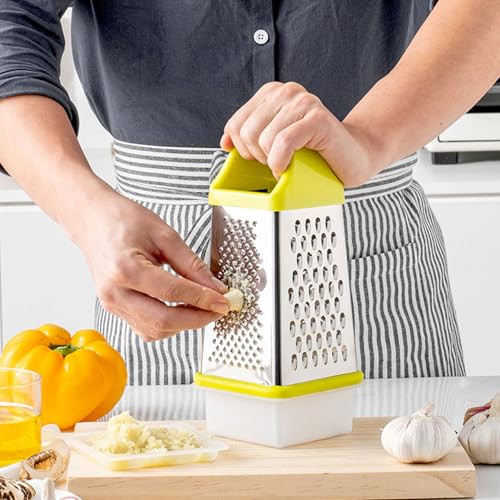 Rallador manual de cocina en acero inoxidable miniatura 5