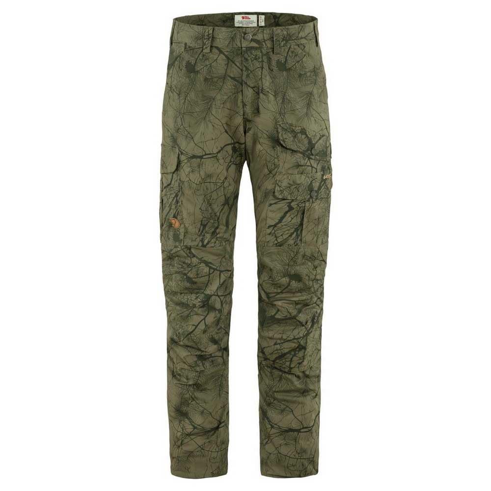 Fjällräven Men's Barents Pro Hydratic TRS Hunting, Green Camo/Deep Forest, 54