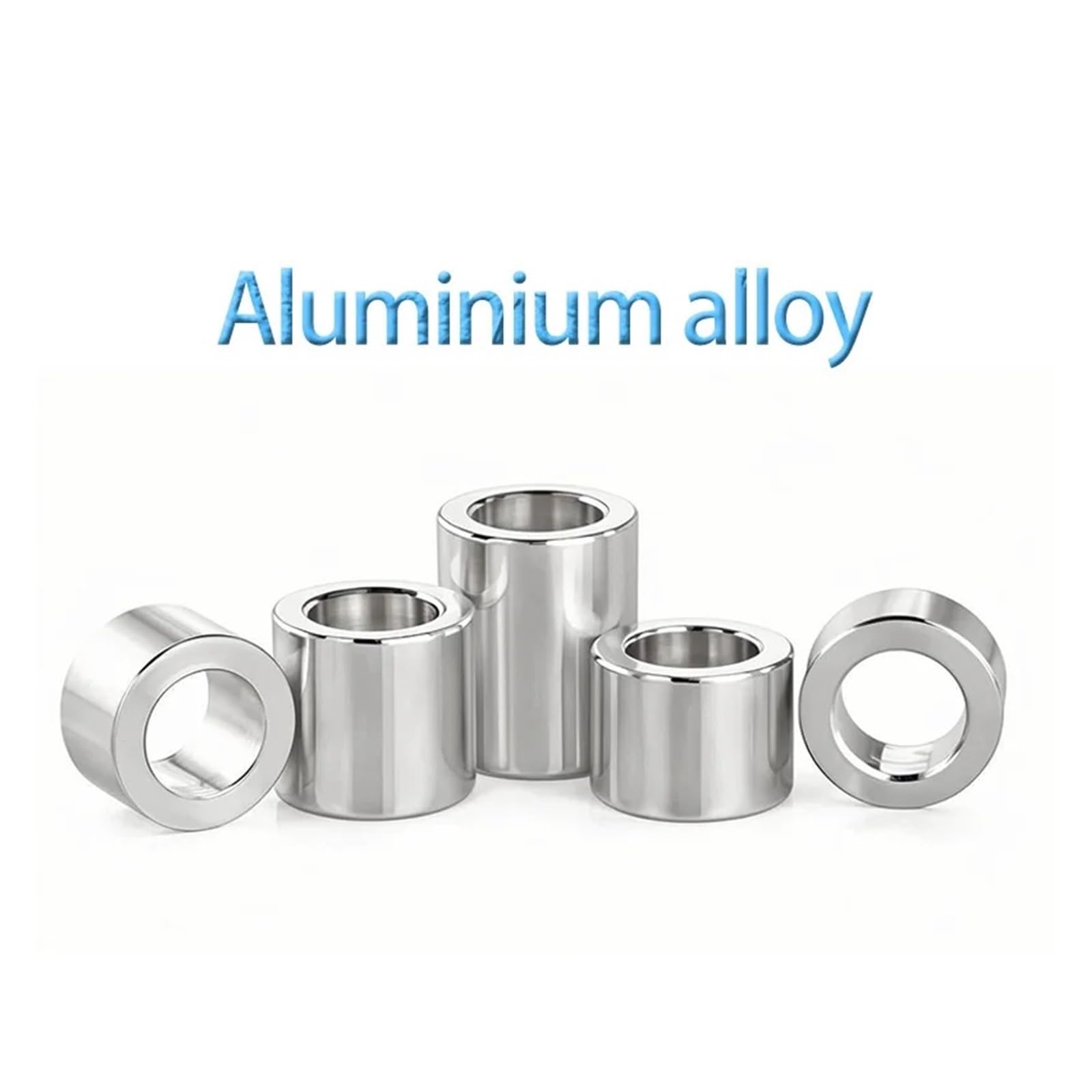 Lot de 10 entretoises rondes en alliage d'aluminium M3-M8 G (L 20 mm, D10 x M3)