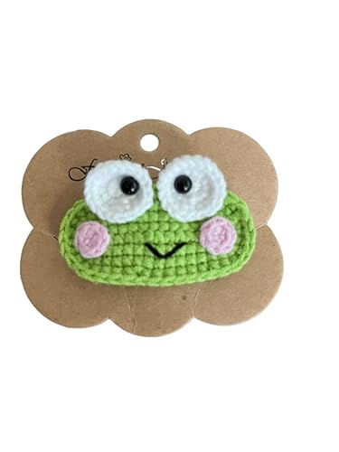 Pinzas de pelo hechas a mano de ganchillo lindas pinzas de pelo de animales de dibujos animados