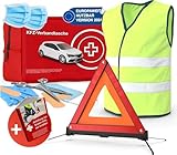 Verbandstasche KFZ mit Beatmungstücher - Verbandskasten Auto nach aktueller Norm...