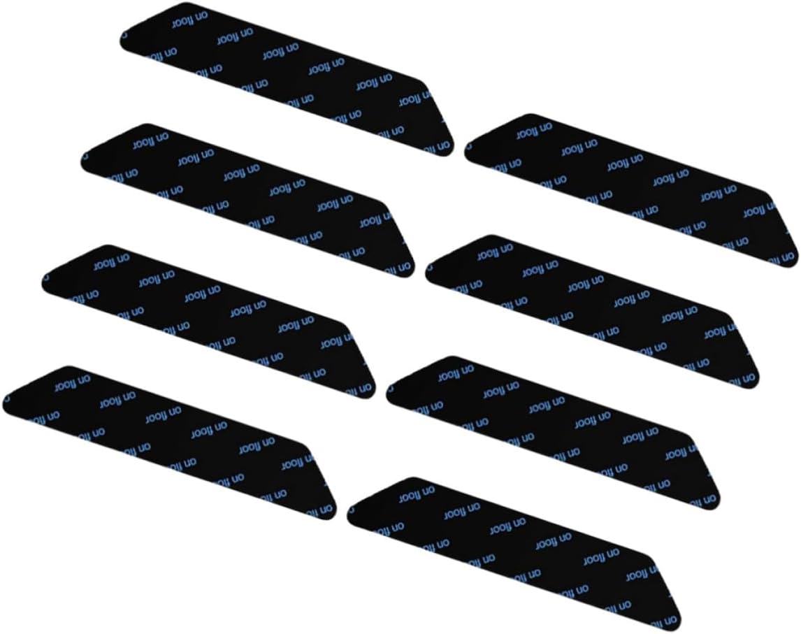 FOMIYES 8 Pcs Tape, Reusable PU Grippers for Rug and Carpet
