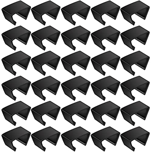 Clips para muebles al aire libre, clips para sofá de patio, abrazaderas de ratán, sujetadores de silla de mimbre, conecta el seccional o el módulo al aire libre, muebles de patio (30 piezas)