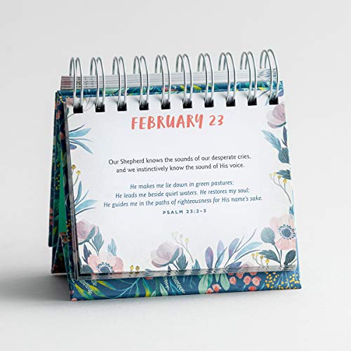 DaySpring - One Minute with God - Perpetual Calendar (J1391), Green, 5 1/2" x 5 1/4" x 1 1/4" by Dayspring - Image 3