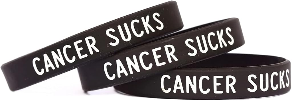 Cancer Sucks Wristband Set from 2 to 100 Bands