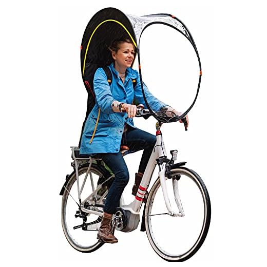 Bub-up Regenschutz für Fahrrad, ersetzt regenkleidung (wasserdicht, Jacke, regencape, Parka, regenponcho, Regenschirm .)