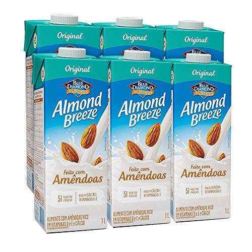 Kit Bebidas de Amêndoas Almond Breeze 6x1L