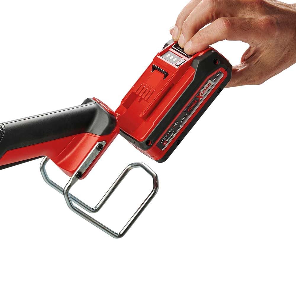 Einhell Akumulatorowa podkaszarka do trawy GE-CT 18/33 Li E-Solo Power X-Change (18 V, szerokość cięcia 33 cm, Flowerguard, automatyczna funkcja TIPP, w zestawie szpula żyłkowa, bez akumulatora) | PXC | 18 V | szerokość cięcia 33 cm | szpula żyłki | autom
