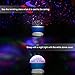 Alenbrathy Night Light Lamp, Star Projector Romantic LED Night Light 360 Degree Rotation 4 LED Bulbs 9 Light Color Changing with USB Cable for Birthday, Parties, Kids Bedroom Or Christmas Gift (Blue)