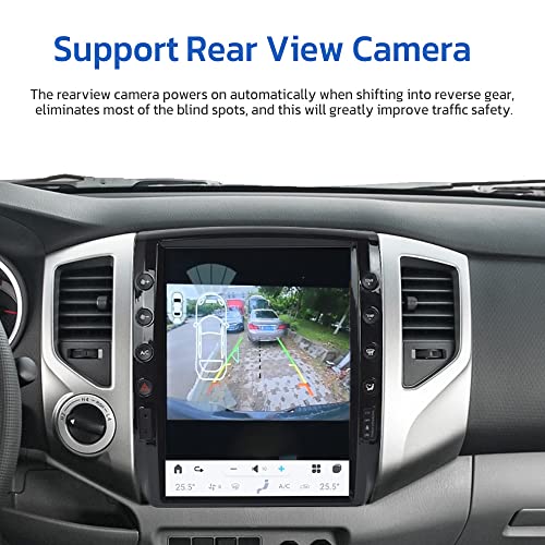 Aoonav 12.1 Inch Android 11 Car Radio Upgrade For Toyota Tacoma 2005-2015 Stereo Receiver Multimedia Video Player Gps Navigation Head Unit, Support Carplay/Wifi/4G Let/Bt/Dsp/Oem Jbl System #TOP3