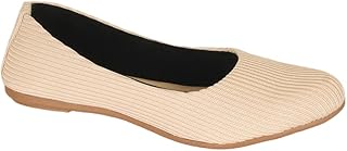 indifeet � Ballerina Shoes for Women, Formal Latest Stylish Footwear, Casual Flats, Half Flat Ballerinas Womens Open Ladies Shoe, Women's Girls Trendy Fancy Footwears Best New Black-picture-28