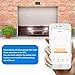 Easy Installation,Huacaoe Tuya Smart WiFi 5V Garage Door Opener Controller Garage Open Close Monitor,Wireless APP Remote Control Magnetic Door Sensor, Compatible with Alexa Echo Google Home