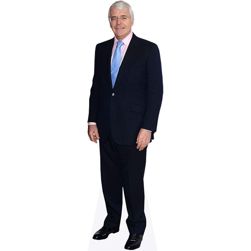 Celebrity Cutouts Life Size Cutout John Major (Blue Tie)