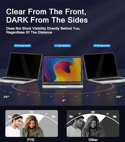 Protege tu privacidad: protector de pantalla para MacBook Air 13 mate y reutilizable 3