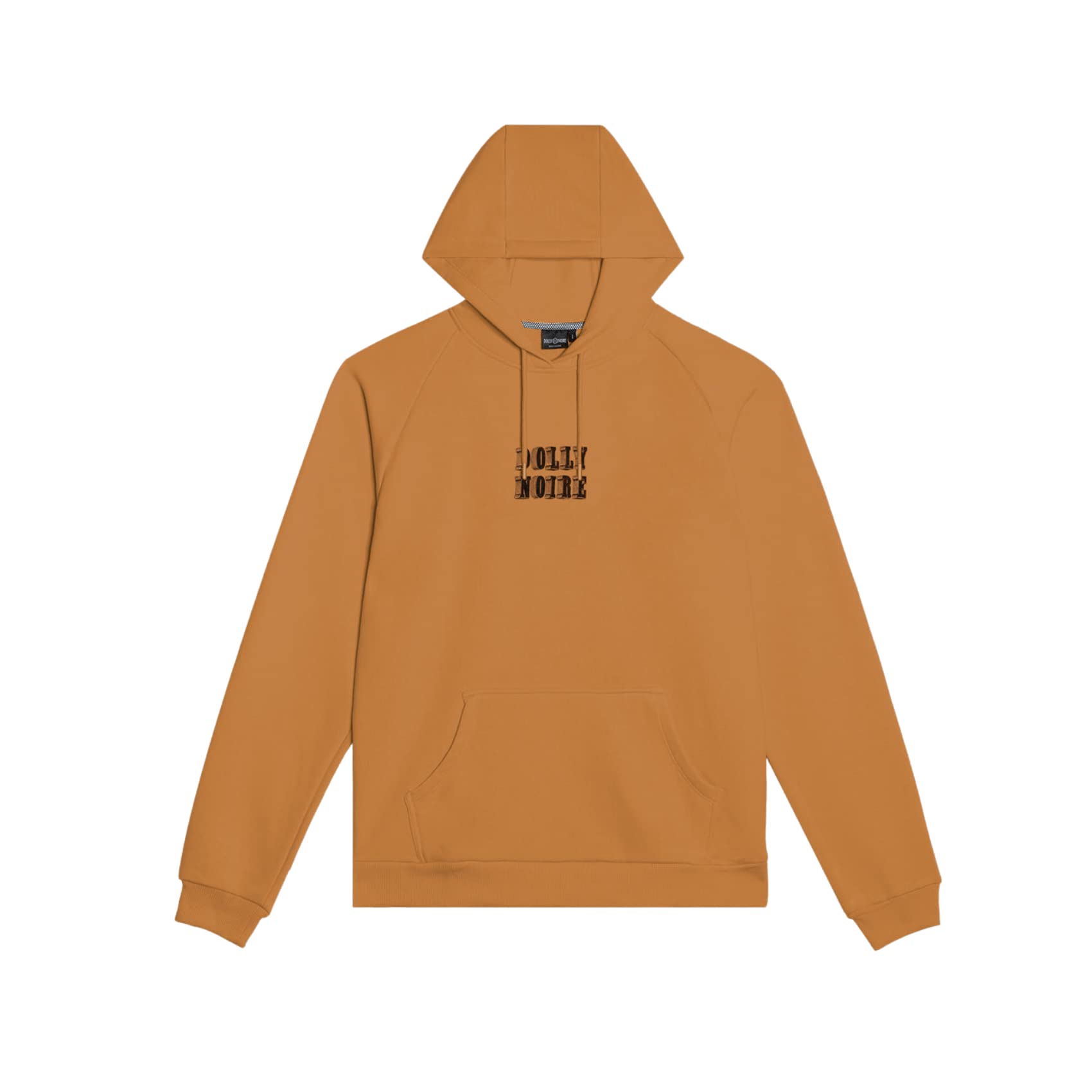 Dolly Noire Bluza Z Kapturem Męska Rozpinana Logo Duże Plecy, Tytoń, L