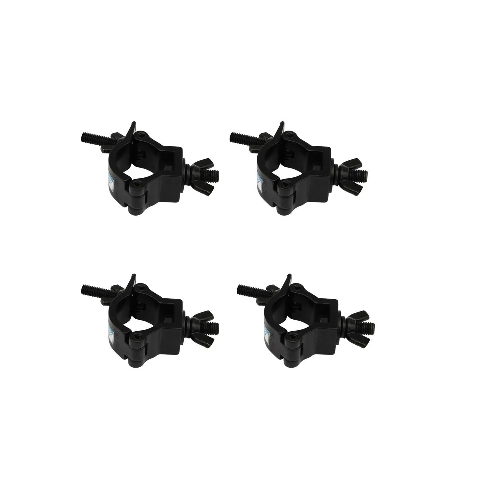 zacisk do kratownicy. 7pcs O Lighting Mount for Stage Moving Head Light and Spotlight Aluminum Alloy Finish(Black)