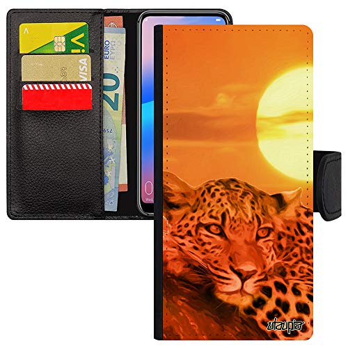 Coque Redmi Note 9 Pro porte-cartes jaguar | Étui à rabat rigide anti-choc