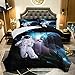 AILONEN Astronaut Comforter Set for Teens Boys Kids Girls, Space Astronaut Bedding Set Twin Size,Outer Space Themed Quilted Duvet Bed Set,Planet Quilt,1 Comforter 2 Pillowcases 3 Piece