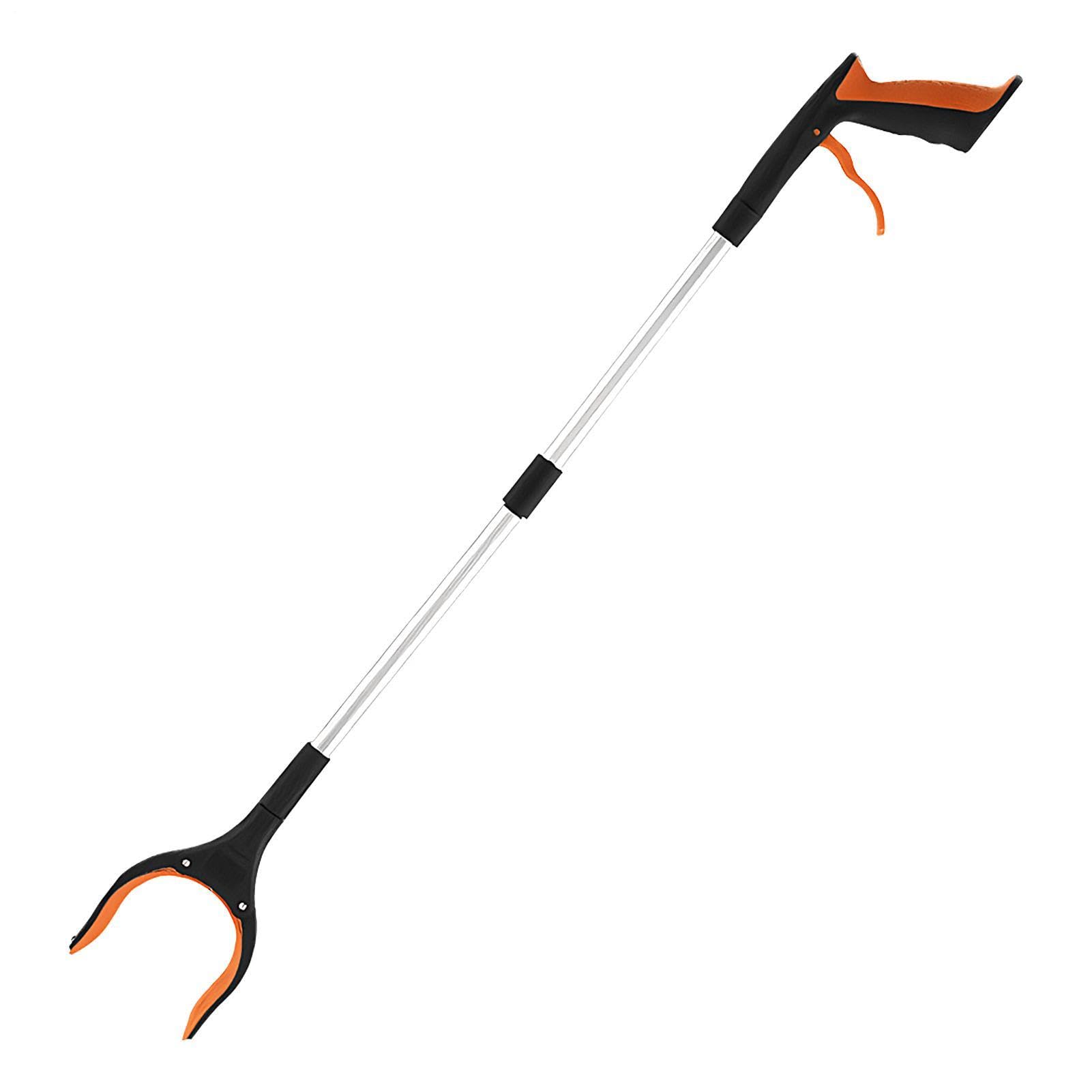 Strumento Grabber Reacher - Lega Di Alluminio Pieghevole Da 33 Pollici, Artiglio Magnetico In Silicone Antiscivolo | Bastone Raccoglitore Manuale Per Pinzette Sanitarie Per Rifiuti E Assistenza Alla M
