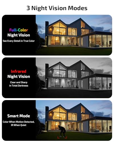 Image of 《4K Ultra HD & Auto Tracking》 Wired Security Camera System, Outdoor POE PTZ Video Surveillance Cameras Systems, Surveillance DVR Kits