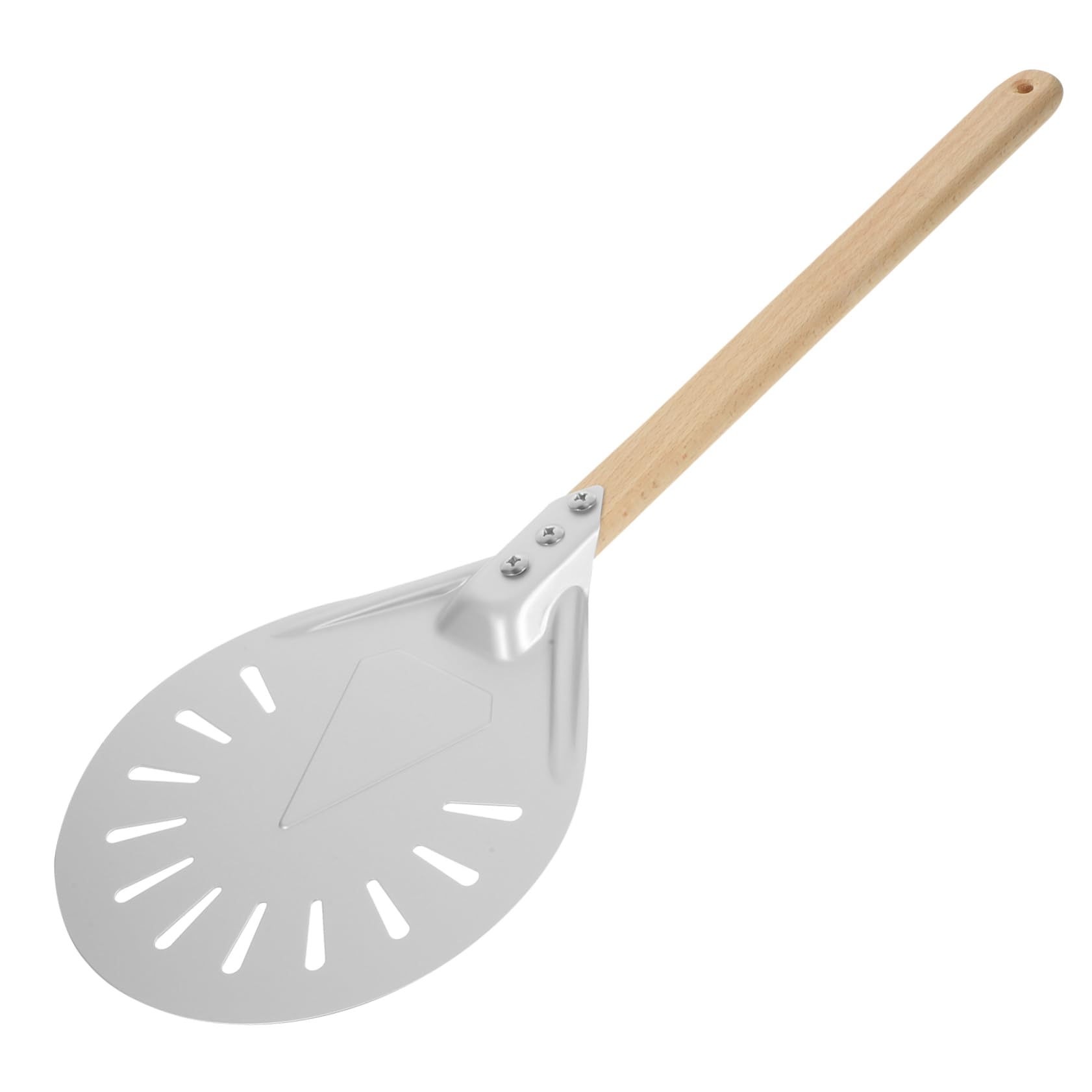 WEKADRIN Handle Pizza Peel Perforated Blade Baking Spatula for Safe Pizza Transfer and Cooking Detachable Design for Easy Use for Home Baking