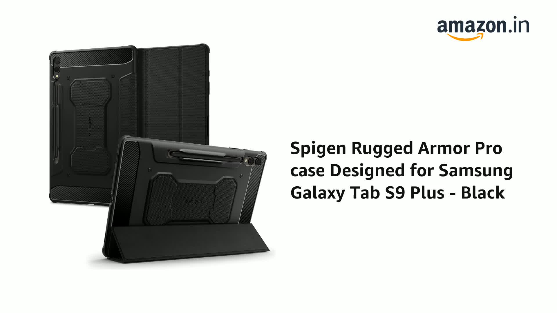 Spigen Rugged Armor Pro | Samsung Galaxy Tab S10+/Tab S9+ Case [S
