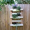 Annastore Pflanzgefäß in PalettenOptik mit DREI Pflanzkästen aus