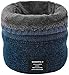 Kyowoll Scaldacollo Multifunzione Caldo e Morbido a 2 Strati in Maglia e Peluche - Sciarpa da Donna e da Uomo, Casual per all'aperto Snowboard Ciclismo Moto Sci Trekking (Jeans Blu)