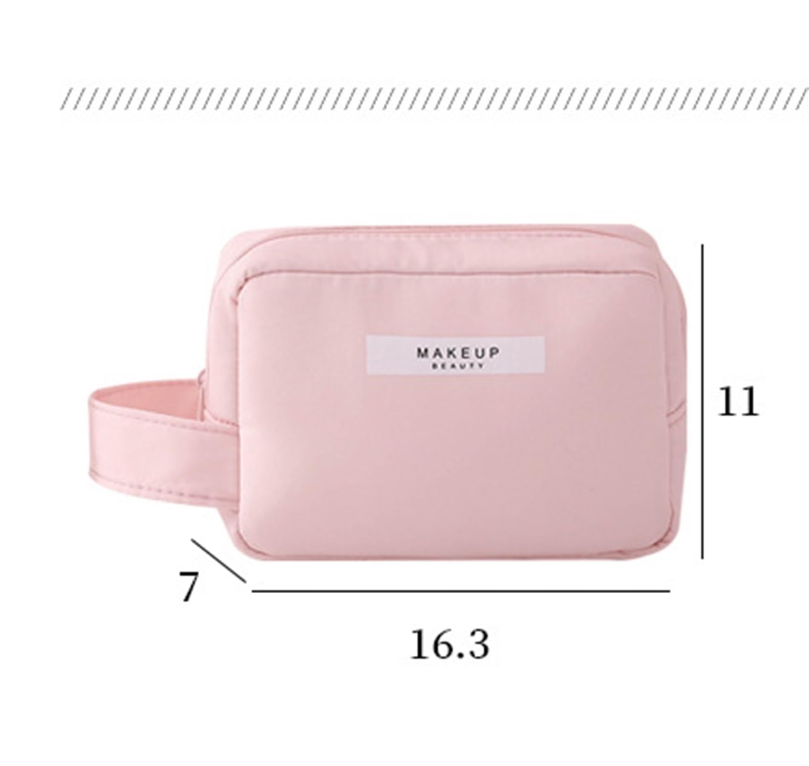 Przenośna PodróżNa Kosmetyczka Kosmetyczka Podróżna Kosmetyczka Kosmetyczka Kosmetyczka Dla Kobiet I Mężczyzn Dla Kobiet i MężCzyzn(Pink,18cm)